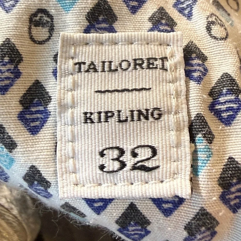 Robert Graham Mens Kipling‎ Tailored Chino Pants Light Taupe RP17-3005T 32x32